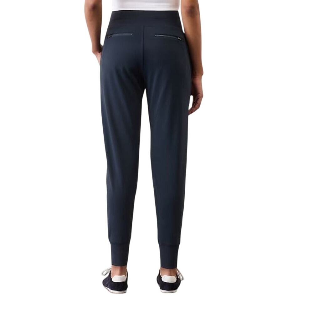 Athleta Women's L Black Venice High-Rise Jogger Pants - Picture 2 of 10